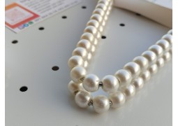 Вішалки-плечики металеві 400х10мм. з перламутровими кульками